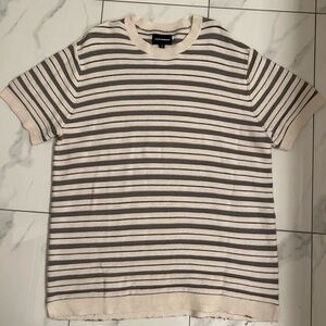 Men’s lucky brand sweater tee shirt